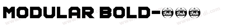 Modular Bold字体转换